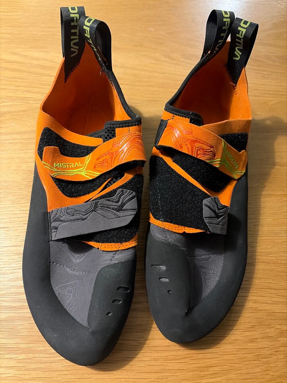 La Sportiva Mens Mistral Climbing Shoes EU 47 USM 13 UK 12 Orange USW 14
